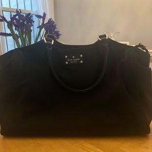 Black Kate Spade Stevie Diaper Bag